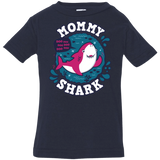 T-Shirts Navy / 6 Months Shark Family trazo - Mommy Infant Premium T-Shirt