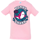 T-Shirts Pink / 6 Months Shark Family trazo - Mommy Infant Premium T-Shirt