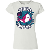 T-Shirts White / S Shark Family trazo - Mommy Junior Slimmer-Fit T-Shirt