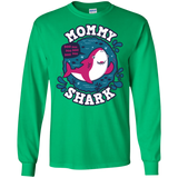T-Shirts Irish Green / S Shark Family trazo - Mommy Men's Long Sleeve T-Shirt