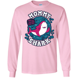 T-Shirts Light Pink / S Shark Family trazo - Mommy Men's Long Sleeve T-Shirt