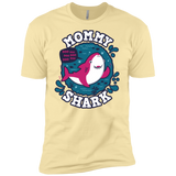 T-Shirts Banana Cream / X-Small Shark Family trazo - Mommy Men's Premium T-Shirt