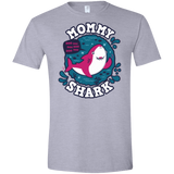 T-Shirts Sport Grey / X-Small Shark Family trazo - Mommy Men's Semi-Fitted Softstyle