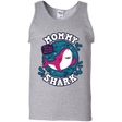 T-Shirts Sport Grey / S Shark Family trazo - Mommy Men's Tank Top