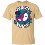 T-Shirts Vegas Gold / S Shark Family trazo - Mommy T-Shirt