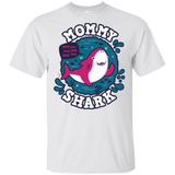 T-Shirts White / S Shark Family trazo - Mommy T-Shirt