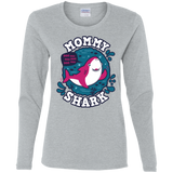 T-Shirts Sport Grey / S Shark Family trazo - Mommy Women's Long Sleeve T-Shirt