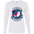 T-Shirts White / S Shark Family trazo - Mommy Women's Long Sleeve T-Shirt