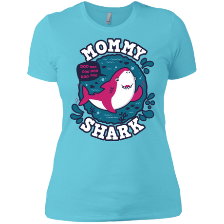 T-Shirts Cancun / X-Small Shark Family trazo - Mommy Women's Premium T-Shirt