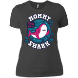 T-Shirts Heavy Metal / X-Small Shark Family trazo - Mommy Women's Premium T-Shirt