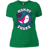 T-Shirts Kelly Green / X-Small Shark Family trazo - Mommy Women's Premium T-Shirt