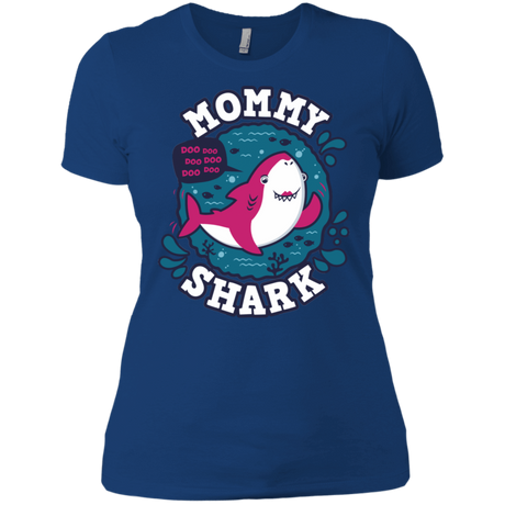 T-Shirts Royal / X-Small Shark Family trazo - Mommy Women's Premium T-Shirt