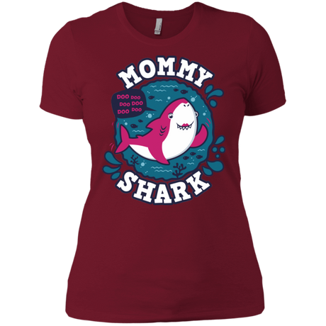 T-Shirts Scarlet / S Shark Family trazo - Mommy Women's Premium T-Shirt