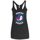 T-Shirts Vintage Black / X-Small Shark Family trazo - Mommy Women's Triblend Racerback Tank