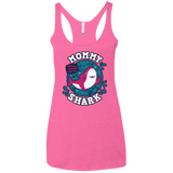 T-Shirts Vintage Pink / X-Small Shark Family trazo - Mommy Women's Triblend Racerback Tank