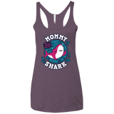 T-Shirts Vintage Purple / X-Small Shark Family trazo - Mommy Women's Triblend Racerback Tank