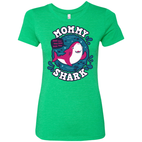 T-Shirts Envy / S Shark Family trazo - Mommy Women's Triblend T-Shirt