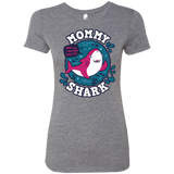T-Shirts Premium Heather / S Shark Family trazo - Mommy Women's Triblend T-Shirt