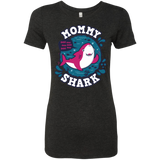 T-Shirts Vintage Black / S Shark Family trazo - Mommy Women's Triblend T-Shirt