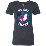 T-Shirts Vintage Navy / S Shark Family trazo - Mommy Women's Triblend T-Shirt