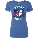 T-Shirts Vintage Royal / S Shark Family trazo - Mommy Women's Triblend T-Shirt