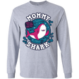 T-Shirts Sport Grey / YS Shark Family trazo - Mommy Youth Long Sleeve T-Shirt