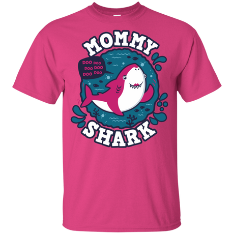 T-Shirts Heliconia / YXS Shark Family trazo - Mommy Youth T-Shirt