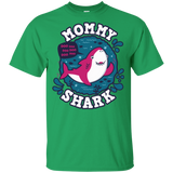 T-Shirts Irish Green / YXS Shark Family trazo - Mommy Youth T-Shirt