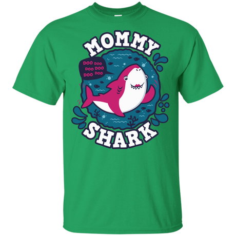 T-Shirts Irish Green / YXS Shark Family trazo - Mommy Youth T-Shirt