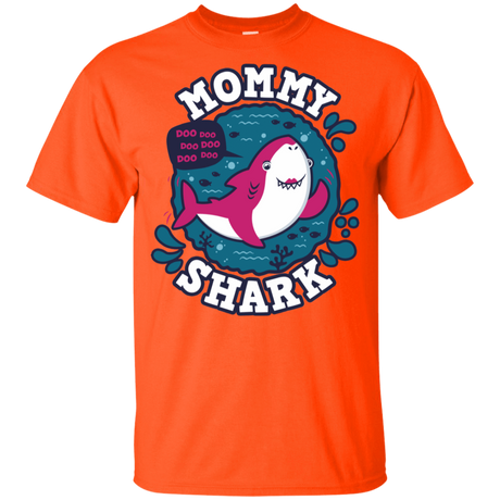 T-Shirts Orange / YXS Shark Family trazo - Mommy Youth T-Shirt