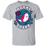 T-Shirts Sport Grey / YXS Shark Family trazo - Mommy Youth T-Shirt