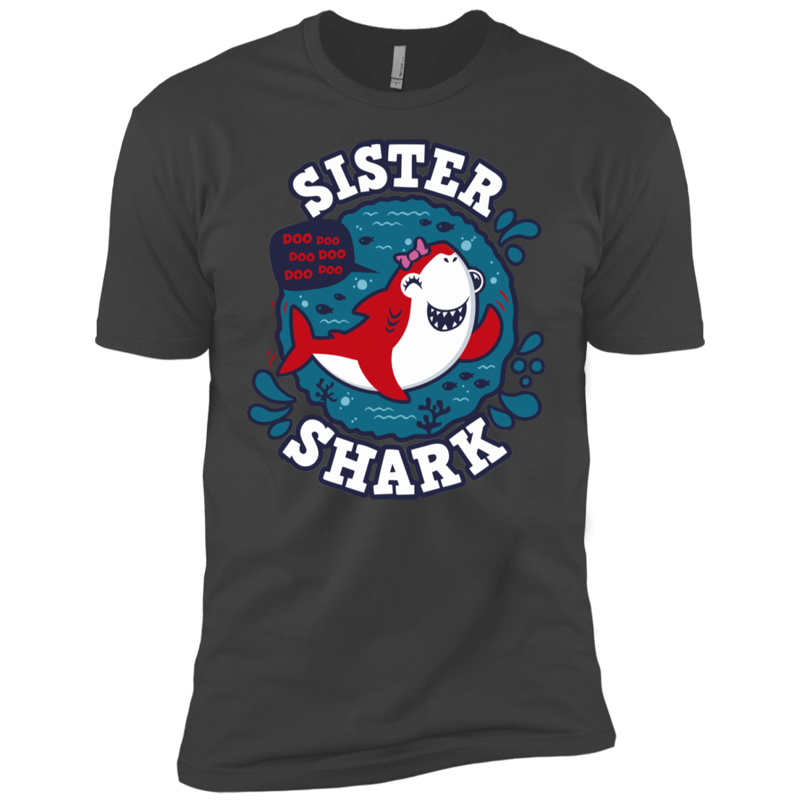 T-Shirts Heavy Metal / YXS Shark Family trazo - Sister Boys Premium T-Shirt