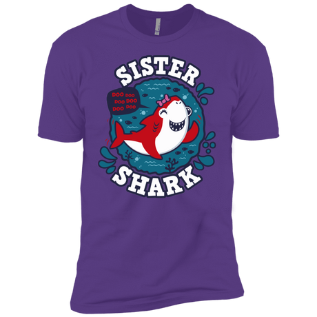 T-Shirts Purple Rush / YXS Shark Family trazo - Sister Boys Premium T-Shirt