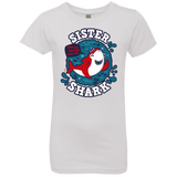 T-Shirts White / YXS Shark Family trazo - Sister Girls Premium T-Shirt