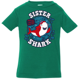 T-Shirts Kelly / 6 Months Shark Family trazo - Sister Infant Premium T-Shirt