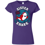 T-Shirts Purple / S Shark Family trazo - Sister Junior Slimmer-Fit T-Shirt