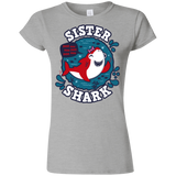 T-Shirts Sport Grey / S Shark Family trazo - Sister Junior Slimmer-Fit T-Shirt