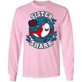 T-Shirts Light Pink / S Shark Family trazo - Sister Men's Long Sleeve T-Shirt
