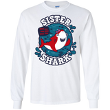 T-Shirts White / S Shark Family trazo - Sister Men's Long Sleeve T-Shirt