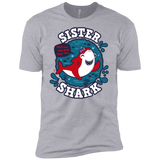 T-Shirts Heather Grey / X-Small Shark Family trazo - Sister Men's Premium T-Shirt