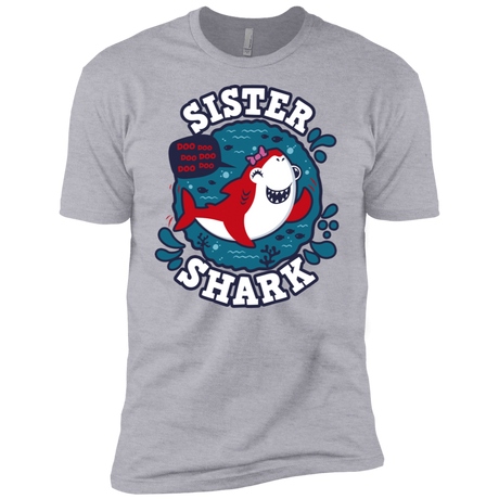 T-Shirts Heather Grey / X-Small Shark Family trazo - Sister Men's Premium T-Shirt