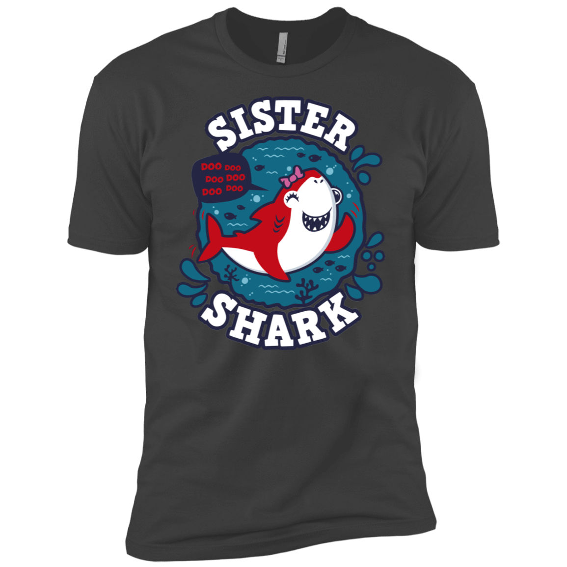 T-Shirts Heavy Metal / X-Small Shark Family trazo - Sister Men's Premium T-Shirt