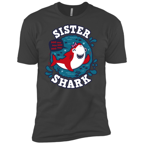 T-Shirts Heavy Metal / X-Small Shark Family trazo - Sister Men's Premium T-Shirt