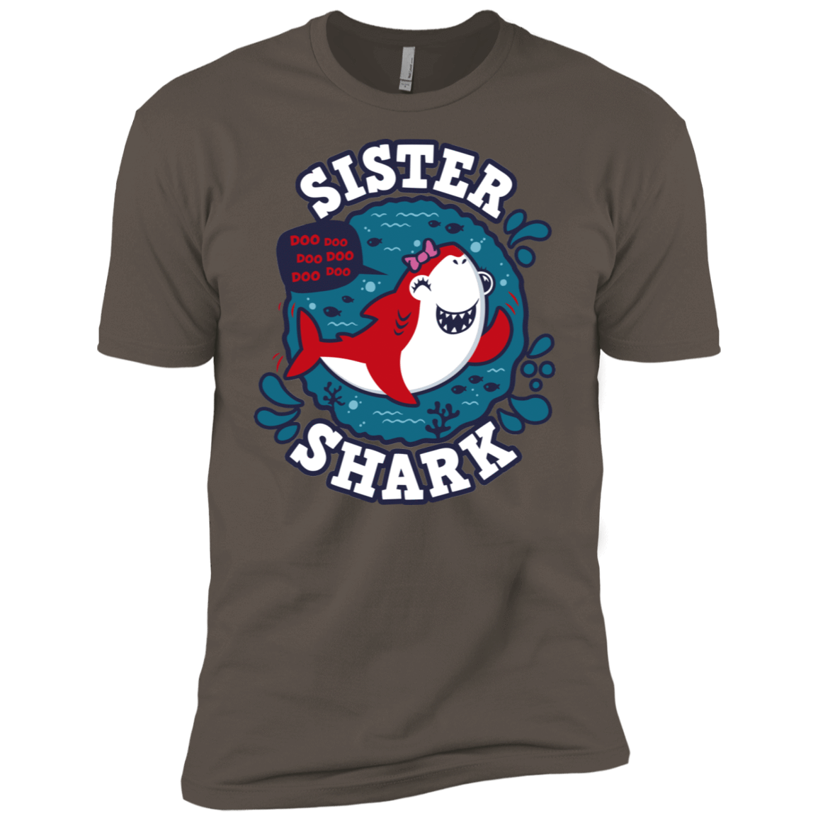 T-Shirts Warm Grey / X-Small Shark Family trazo - Sister Men's Premium T-Shirt