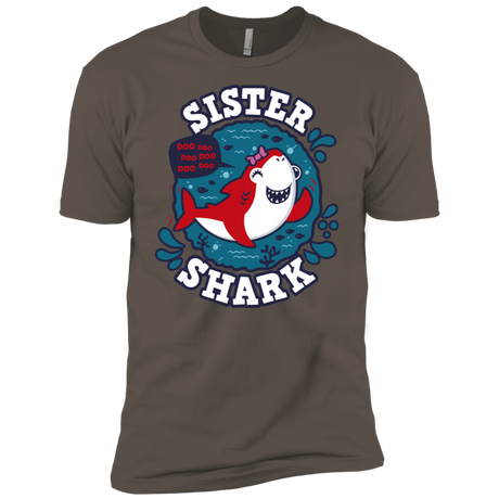 T-Shirts Warm Grey / X-Small Shark Family trazo - Sister Men's Premium T-Shirt