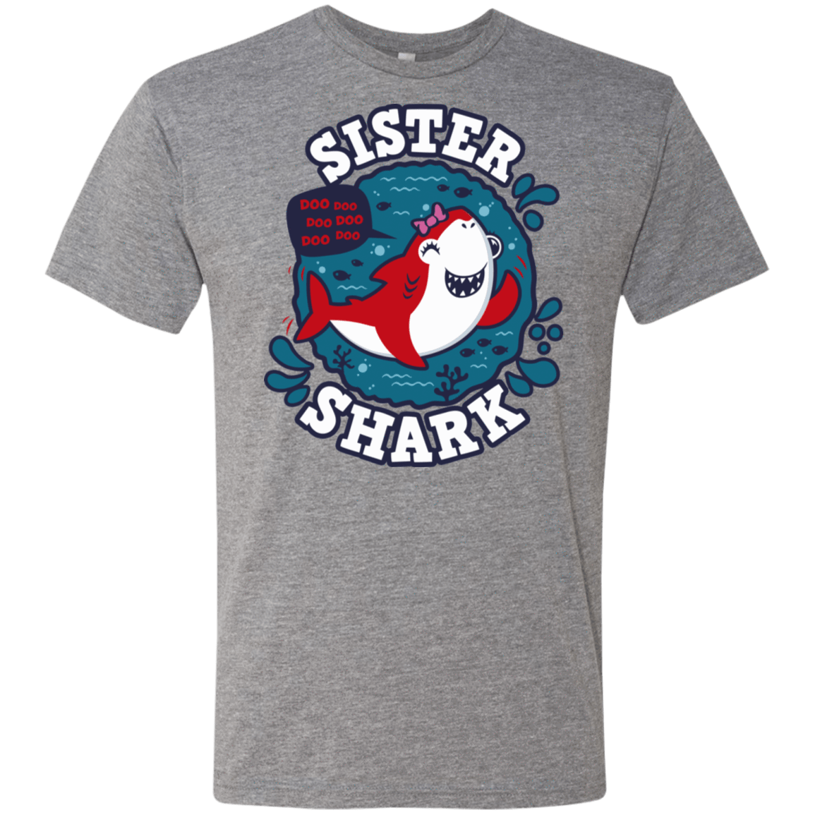 T-Shirts Premium Heather / S Shark Family trazo - Sister Men's Triblend T-Shirt