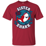 T-Shirts Cardinal / S Shark Family trazo - Sister T-Shirt
