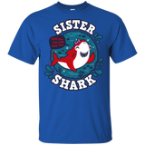 T-Shirts Royal / S Shark Family trazo - Sister T-Shirt
