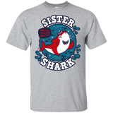 T-Shirts Sport Grey / S Shark Family trazo - Sister T-Shirt