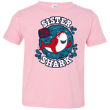 T-Shirts Pink / 2T Shark Family trazo - Sister Toddler Premium T-Shirt
